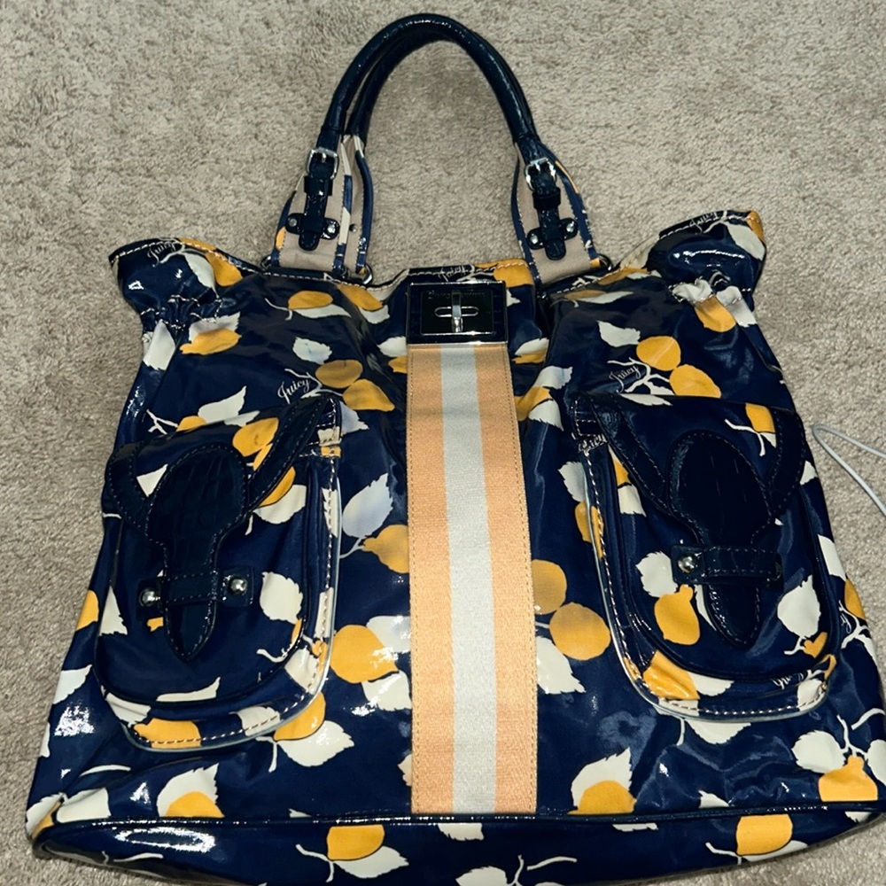 Juicy couture Lemon coated tote bag Pam & Gela